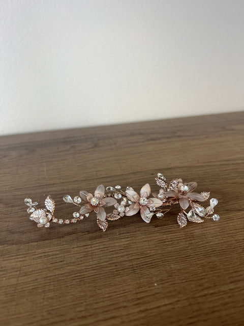 H / Rose Gold Hairpiece