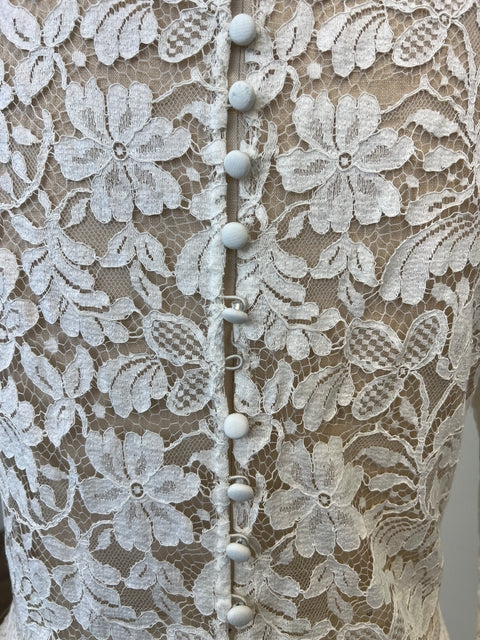 B / Sarah Seven Venice Lace Size 8